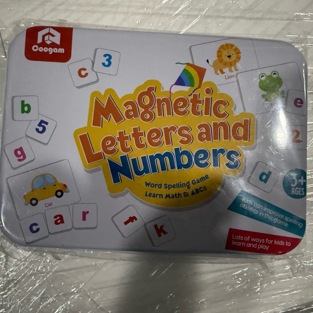 Magnetic Letters and Numbers Set - Multicolor